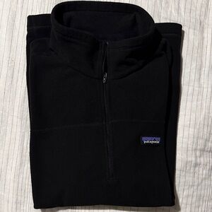 Patagonia Men's Zip-Up Black Sweater